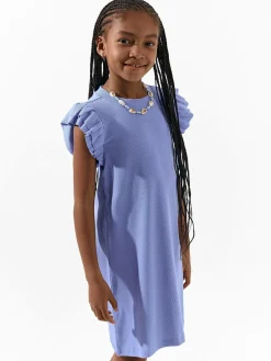 GATE Sukienka w prążki z bawełny|Dzieci Dziewczynki·Sukienki