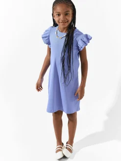 GATE Sukienka w prążki z bawełny|Dzieci Dziewczynki·Sukienki