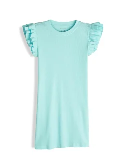 GATE Sukienka w prążki z bawełny|Dzieci Dziewczynki·Sukienki