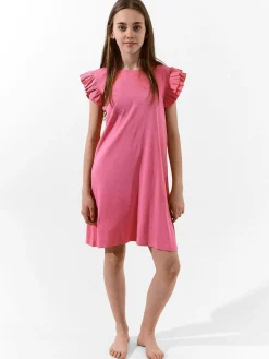 GATE Sukienka w prążki z bawełny|Dzieci Dziewczynki·Sukienki