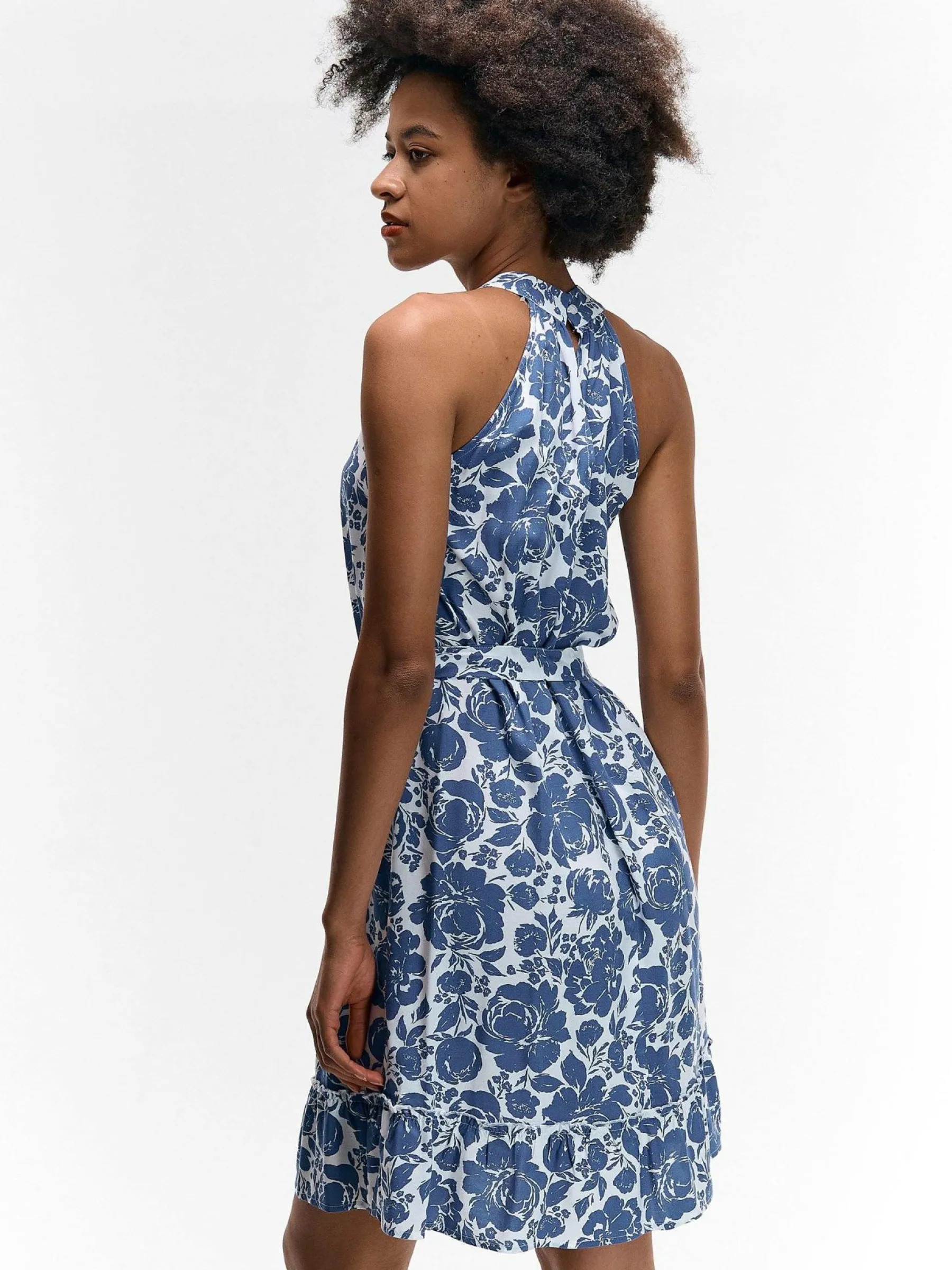 GATE Sukienka wiskozowa w kwiaty| Kategorie·Sukienki