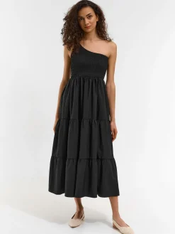 GATE Sukienka z asymetrycznymi ramionami| Kategorie·Sukienki