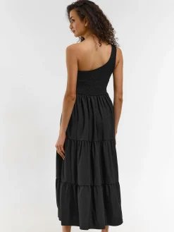 GATE Sukienka z asymetrycznymi ramionami| Kategorie·Sukienki