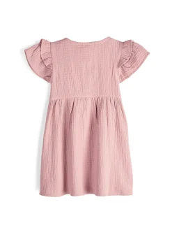 GATE Sukienka z bawełnianego muślinu|Dzieci Baby