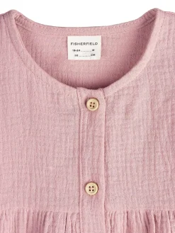 GATE Sukienka z bawełnianego muślinu|Dzieci Baby