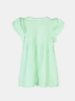 GATE Sukienka z bawełnianego muślinu|Dzieci Baby