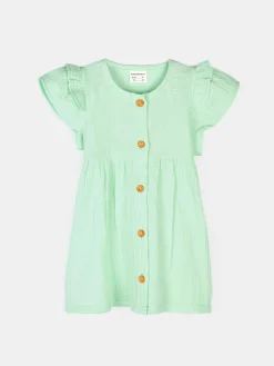 GATE Sukienka z bawełnianego muślinu|Dzieci Baby