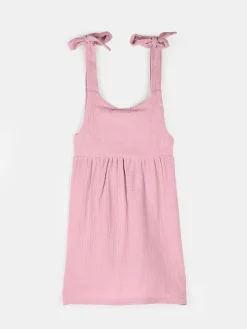 GATE Sukienka z bawełnianego muślinu|Dzieci Dziewczynki·Sukienki