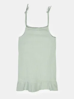 GATE Sukienka z bawełnianego muślinu|Dzieci Dziewczynki·Sukienki