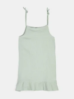 GATE Sukienka z bawełnianego muślinu|Dzieci Dziewczynki·Sukienki