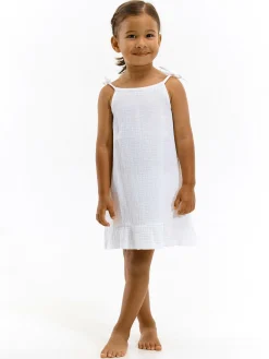 GATE Sukienka z bawełnianego muślinu|Dzieci Dziewczynki·Sukienki