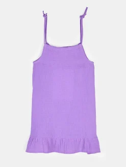 GATE Sukienka z bawełnianego muślinu|Dzieci Dziewczynki·Sukienki