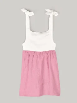 GATE Sukienka z bawełnianego muślinu|Dzieci Dziewczynki·Sukienki