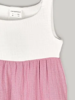 GATE Sukienka z bawełnianego muślinu|Dzieci Dziewczynki·Sukienki