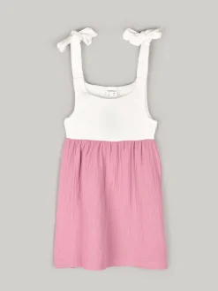 GATE Sukienka z bawełnianego muślinu|Dzieci Dziewczynki·Sukienki