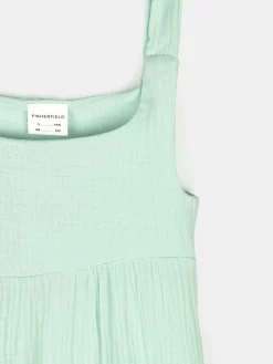 GATE Sukienka z bawełnianego muślinu|Dzieci Dziewczynki·Sukienki