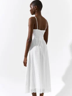 GATE Sukienka z bawełny madera| Kategorie·Sukienki