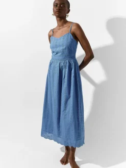 GATE Sukienka z bawełny madera| Kategorie·Sukienki