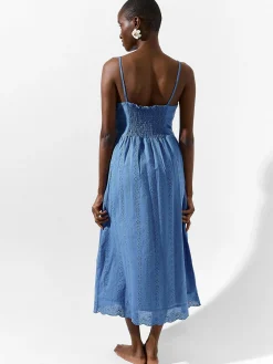 GATE Sukienka z bawełny madera| Kategorie·Sukienki