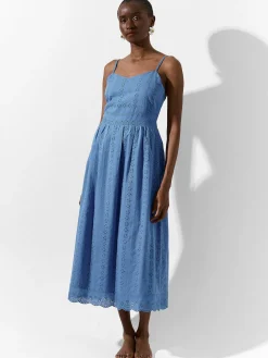 GATE Sukienka z bawełny madera| Kategorie·Sukienki