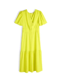 GATE Sukienka z bufiastymi rękawami| Kategorie·Sukienki