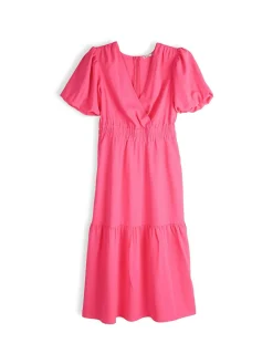 GATE Sukienka z bufiastymi rękawami| Kategorie·Sukienki