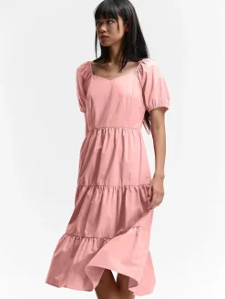 GATE Sukienka z bufiastymi rękawami| Kategorie·Sukienki