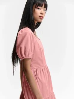 GATE Sukienka z bufiastymi rękawami| Kategorie·Sukienki