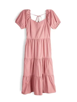 GATE Sukienka z bufiastymi rękawami| Kategorie·Sukienki