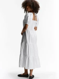 GATE Sukienka z bufiastymi rękawami| Kategorie·Sukienki