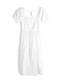 GATE Sukienka z bufiastymi rękawami| Kategorie·Sukienki