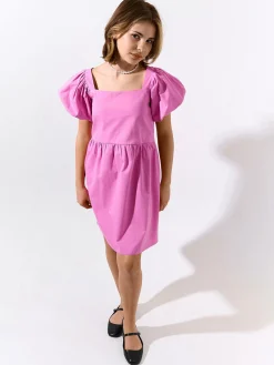 GATE Sukienka z bufiastymi rękawami|Dzieci Dziewczynki·Sukienki