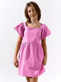 GATE Sukienka z bufiastymi rękawami|Dzieci Dziewczynki·Sukienki