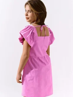 GATE Sukienka z bufiastymi rękawami|Dzieci Dziewczynki·Sukienki