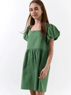 GATE Sukienka z bufiastymi rękawami|Dzieci Dziewczynki·Sukienki