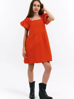 GATE Sukienka z bufiastymi rękawami|Dzieci Dziewczynki·Sukienki