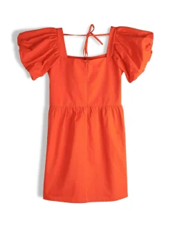 GATE Sukienka z bufiastymi rękawami|Dzieci Dziewczynki·Sukienki