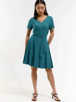 GATE Sukienka z dekoltem w kształcie litery V| Kategorie·Sukienki