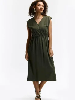 GATE Sukienka z dekoltem w kształcie litery V| Kategorie·Sukienki