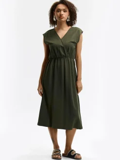 GATE Sukienka z dekoltem w kształcie litery V| Kategorie·Sukienki