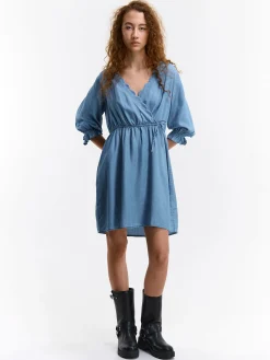 GATE Sukienka z dekoltem w kształcie litery V| Kategorie·Sukienki