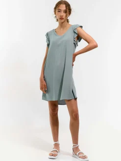 GATE Sukienka z dekoltem w kształcie litery V| Kategorie·Sukienki