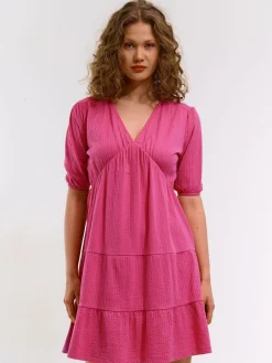 GATE Sukienka z dekoltem w kształcie litery V| Kategorie·Sukienki