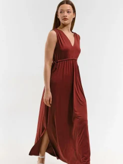 GATE Sukienka z dekoltem w kształcie litery V| Kategorie·Sukienki