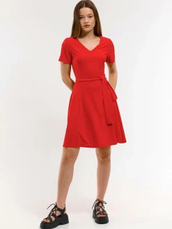GATE Sukienka z dekoltem w kształcie litery V| Kategorie·Sukienki