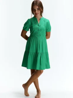 GATE Sukienka z detalami Madery|Dzieci Dziewczynki·Sukienki