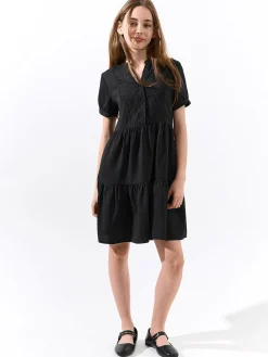 GATE Sukienka z detalami Madery|Dzieci Dziewczynki·Sukienki