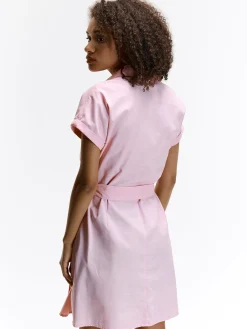 GATE Sukienka z domieszką lnu| Kategorie·Sukienki