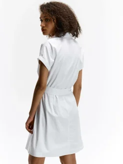 GATE Sukienka z domieszką lnu| Kategorie·Sukienki