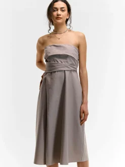 GATE Sukienka z domieszką lnu| Kategorie·Sukienki